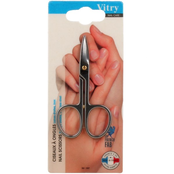 Ciseaux à ongles Vitry inox — lames droites