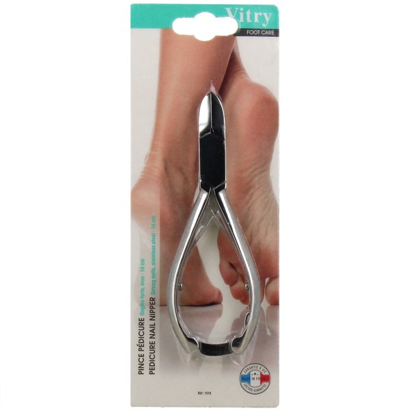 Vitry pince à ongles forte pédicure inox — 14 cm
