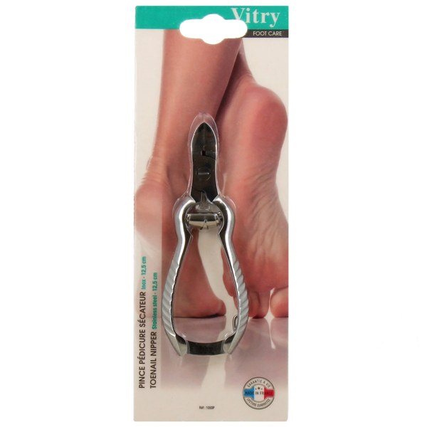 Vitry pince à ongles sécateur petit modèle en inox — 12,5 cm