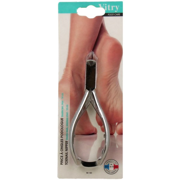 Vitry pince à ongles double bec en acier inoxydable
