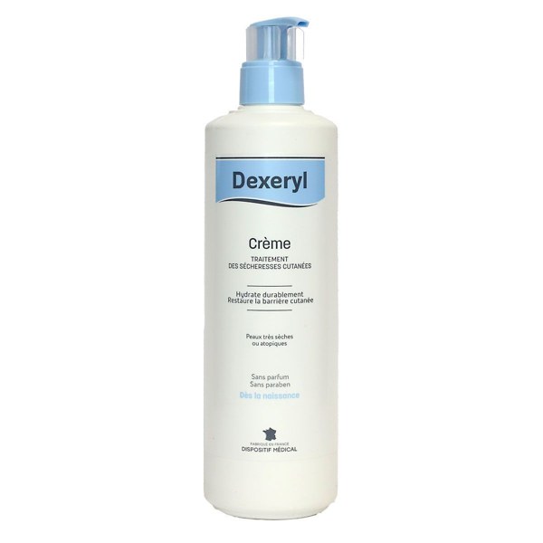 Dexeryl crème émolliente peaux sèches — pot de 500 g