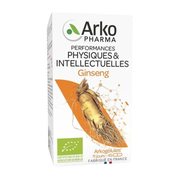 Arkogélules® BIO Ginseng — 45 gélules