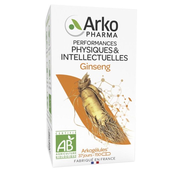 Arkogélules® BIO Ginseng — 150 gélules