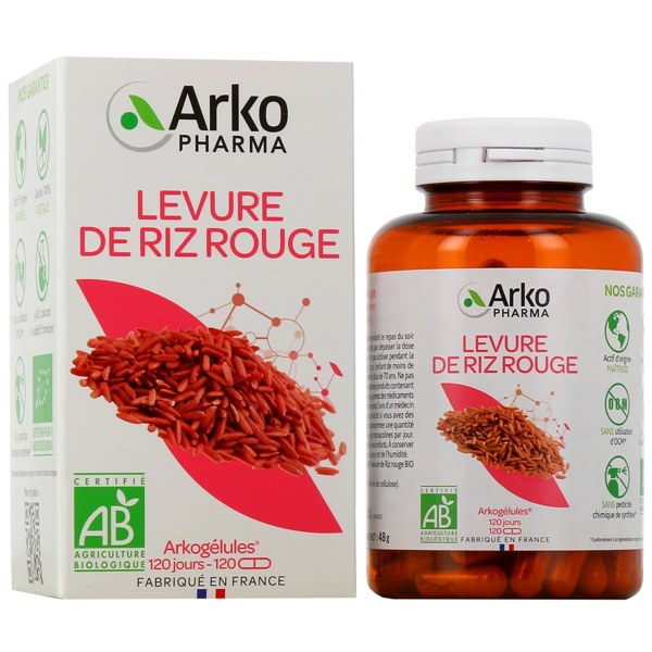 Arkopharma Arkogélules Levure de riz rouge bio — 120 gélules