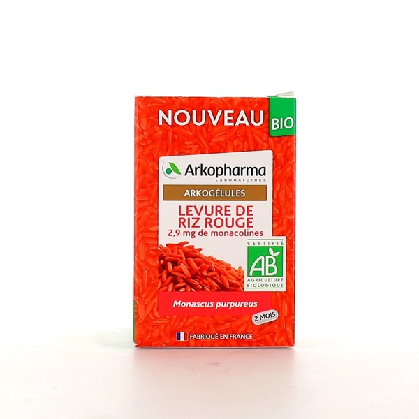 Arkogélules® BIO Levure de riz rouge — 60 gélules