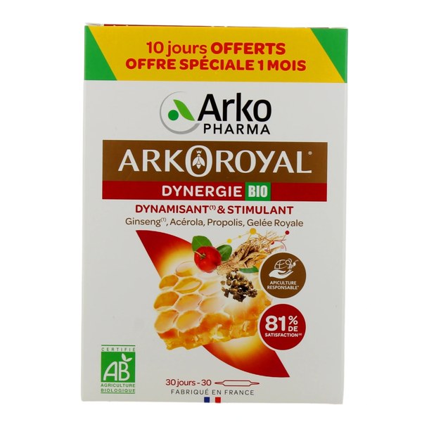 Arkoroyal® Dynergie BIO — 10 ampoules