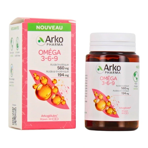 Arkogélules® Oméga 3-6-9 — 60 gélules