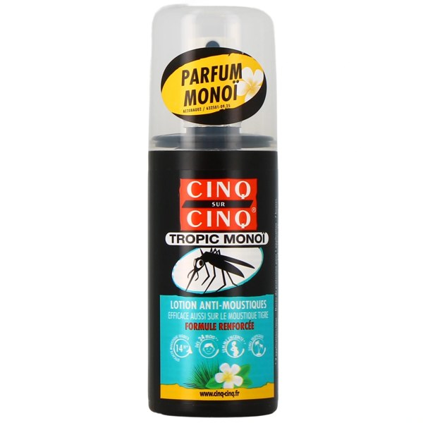 Cinq sur Cinq Tropic spray anti-moustiques monoï — 75 ml