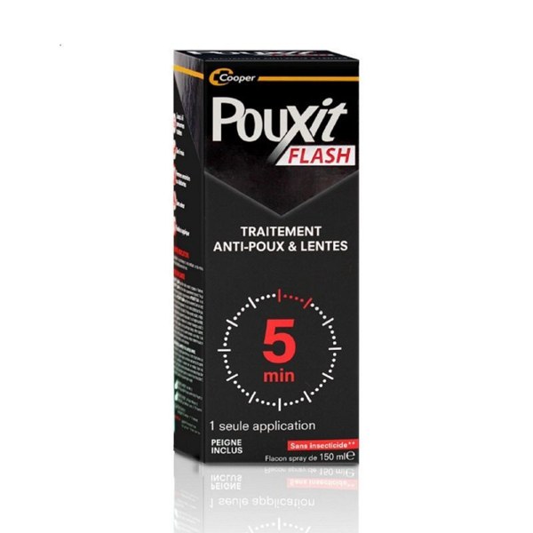Pouxit Flash lotion anti-poux et lentes — 150 ml