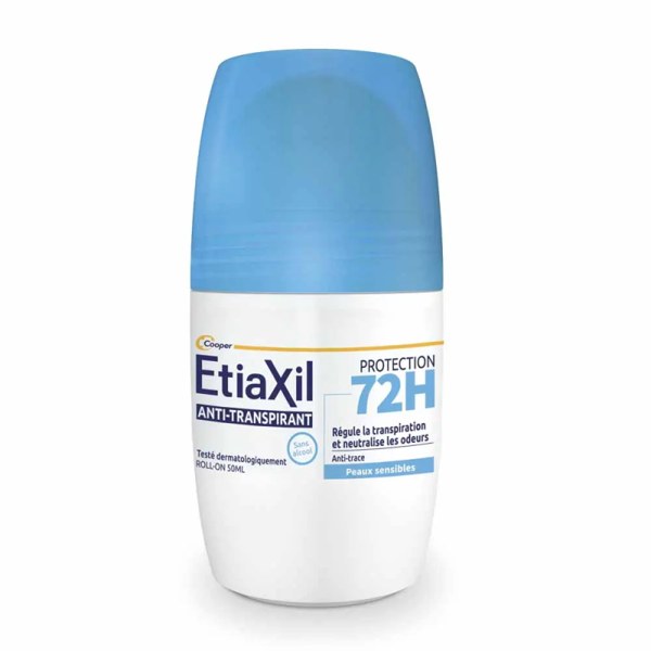Etiaxil déodorant roll-on 48h peaux sensibles — 50 ml