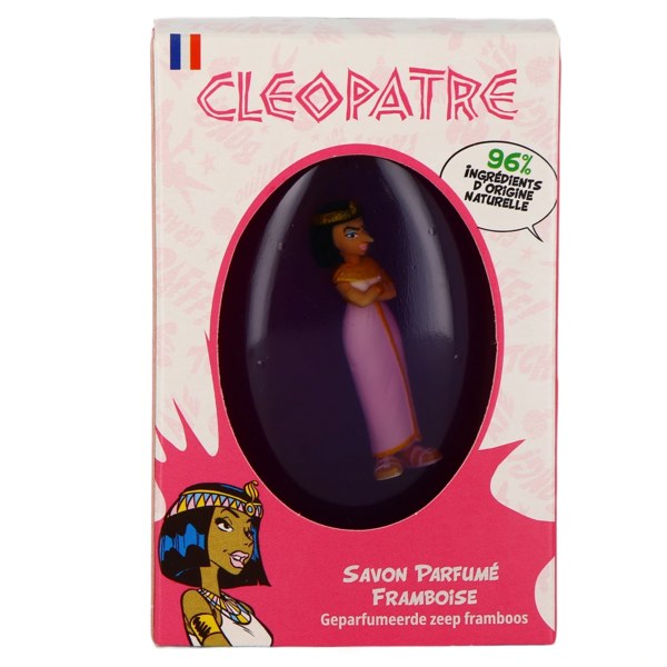 Le Comptoir du Bain Astérix savon Cléopâtre parfum framboise — 75 g