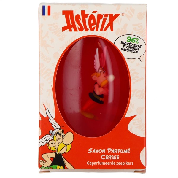 Le Comptoir du Bain Astérix savon parfum cerise — 75 g (figurine Astérix)