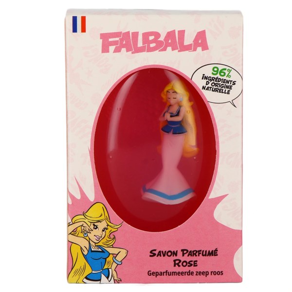 Le Comptoir du Bain Astérix savon parfum rose — 75 g (figurine Falbala)