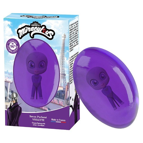 Le Comptoir du Bain Miraculous savon parfum violette — 75 g (figurine papillon)
