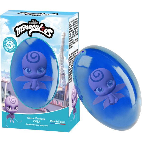 Le Comptoir du Bain Miraculous savon parfum cola — 75 g (figurine Nooroo)