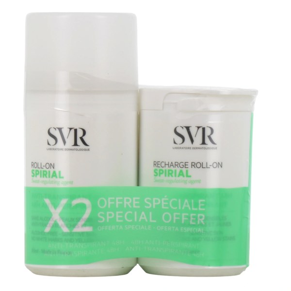 SVR Spirial roll-on anti-transpirant — 50 ml + recharge