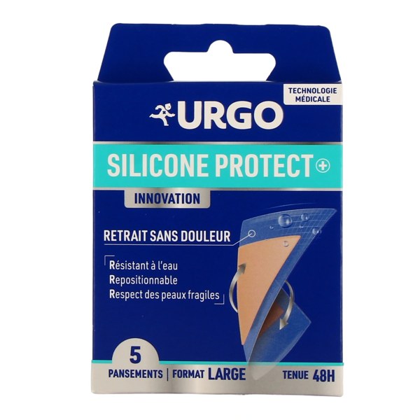 Urgo pansement silicone protect+ larg 5