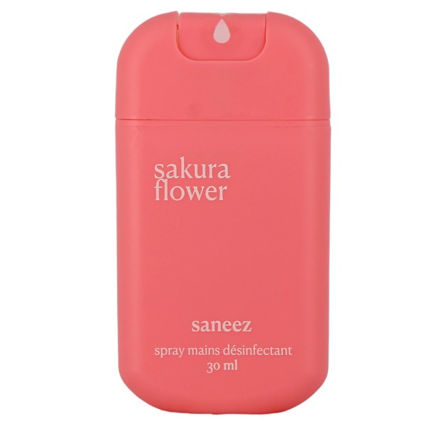 Saneez spray mains désinfectant Sakura Flower — 30 ml