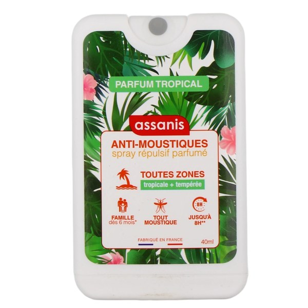 Assanis spray anti-moustiques Tropical — 40 ml
