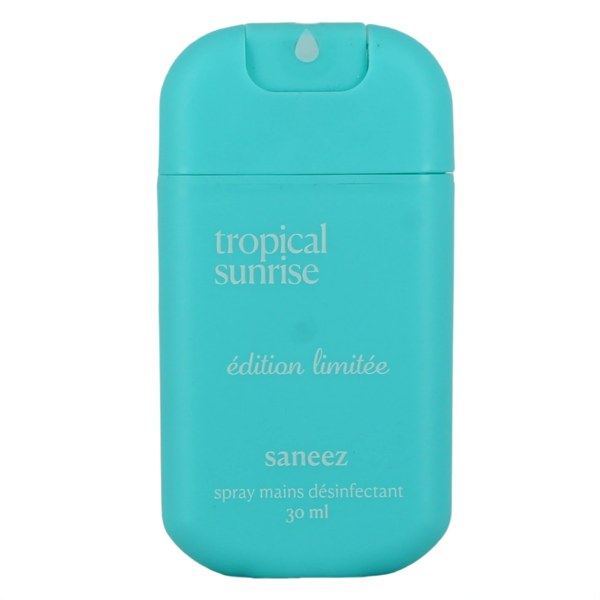 Saneez spray désinfectant mains Tropical Sunrise — 30 ml