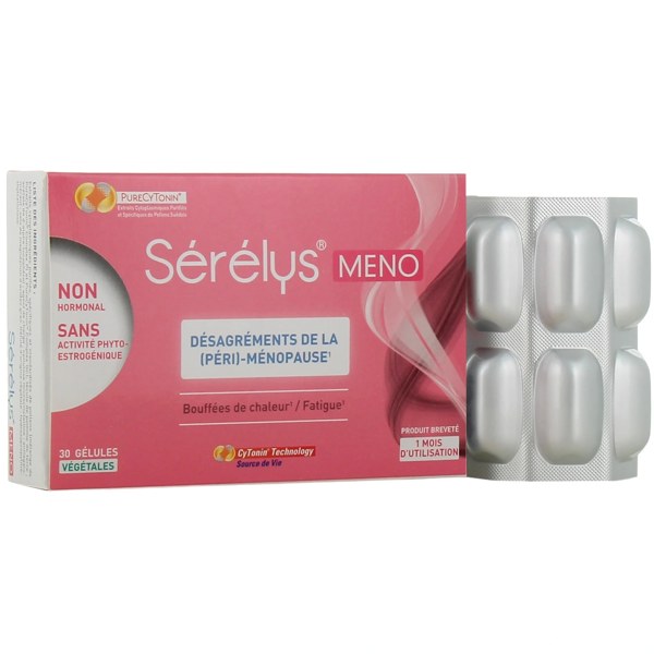 Sérélys Meno complément ménopause — 30 gélules