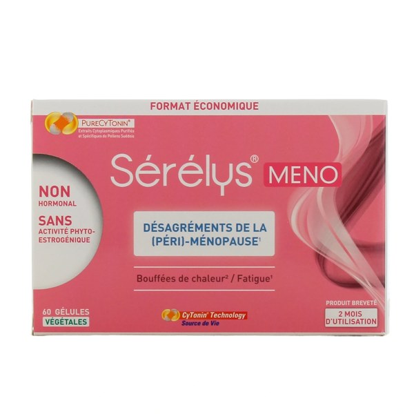 Sérélys Méno complément alimentaire — boîte de 60 gélules