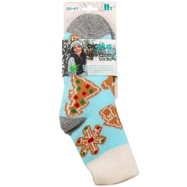 Airplus Aloe Cabin chaussettes Cookie Jar (pain d'épice) — bleu