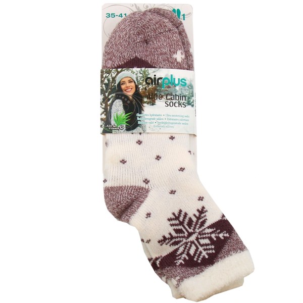 Airplus chaussettes cabine Touch of Frost — parme