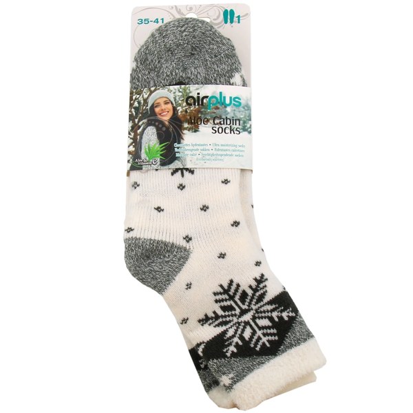 Airplus chaussettes cabine Touch of Frost — gris