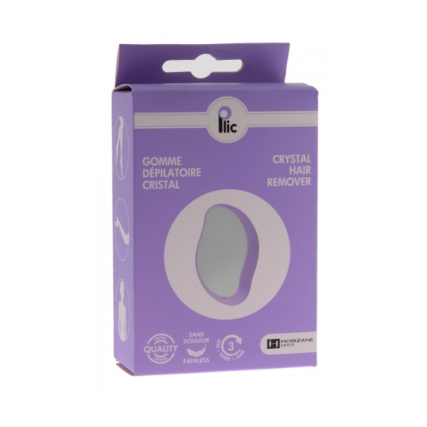 Plic gomme dépilatoire — modèle en cristal