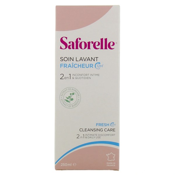 Saforelle soin lavant intime Fraîcheur — 250 ml