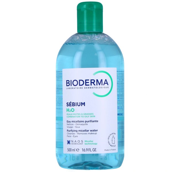 Bioderma Sébium H2O eau micellaire purifiante — 500 ml