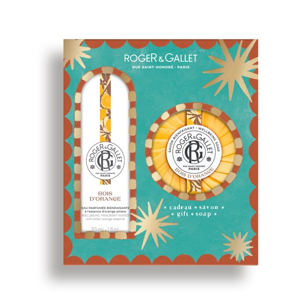 Roger&Gallet coffret de Noël Bois d'Orange — eau parfumée 30 ml et savon