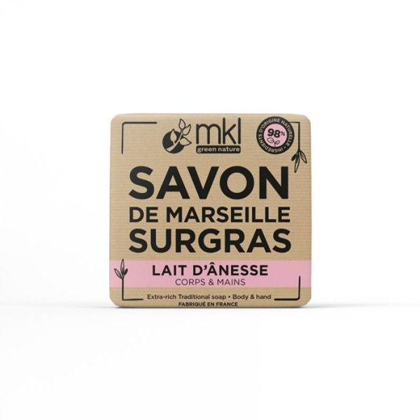 MKL Green Nature savon de Marseille surgras au lait d'ânesse — 100 g