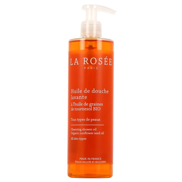 La Rosée Huile de douche lavante et nourrissante — peaux sèches — 400 ml