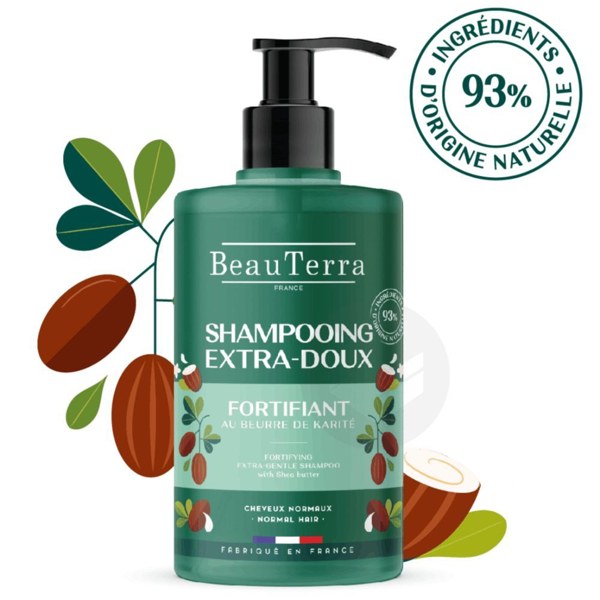 Beauterra shampooing extra-doux fortifiant — 750 ml