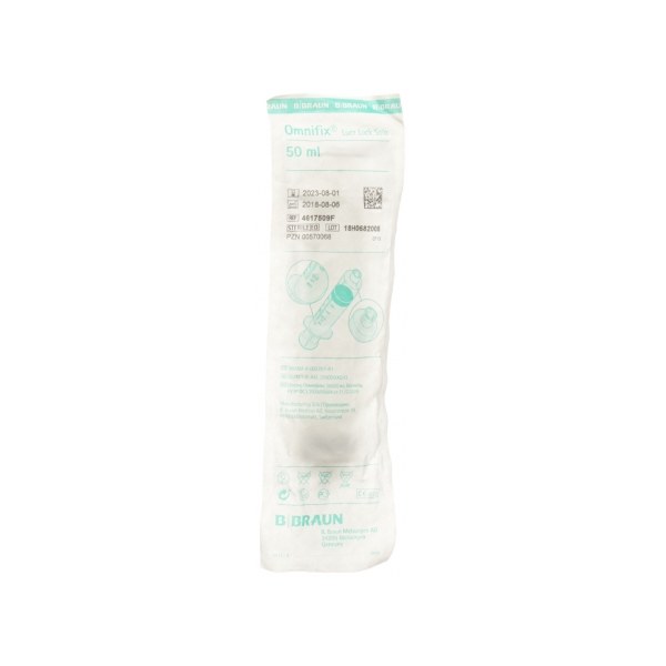 B. Braun Omnifix seringue Luer Lock centré — 50 ml