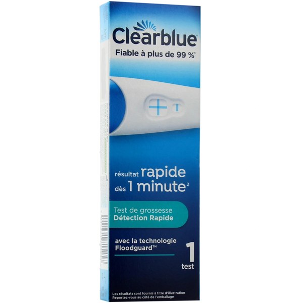 Clearblue test de grossesse Classique — 1 test
