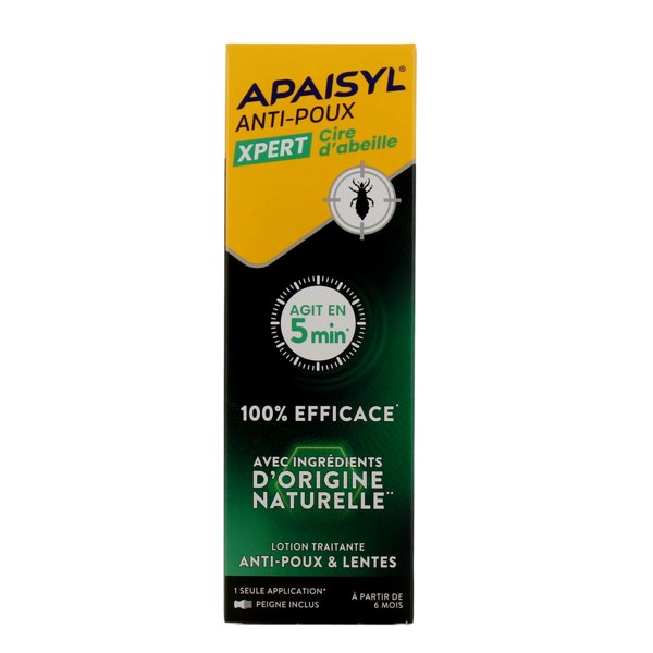 Apaisyl Xpert lotion antipoux à la cire d'abeille — 100 ml