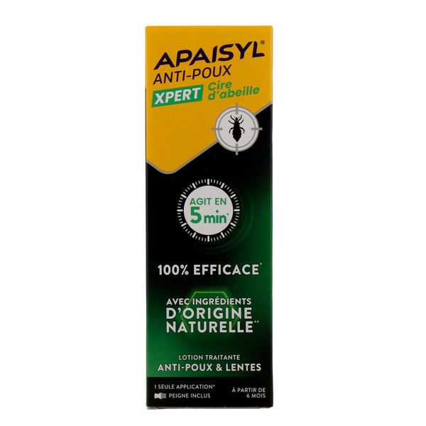 Apaisyl Xpert anti-poux et lentes à la cire d'abeille — 200 ml