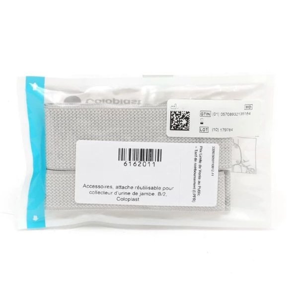 Coloplast Conveen attaches de jambe pour poche à urine (réf. 5050) — lot de 2