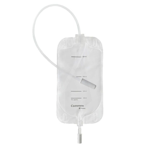 Coloplast Conveen Triform poches de jambe stériles 0,5 litre — boîte de 10