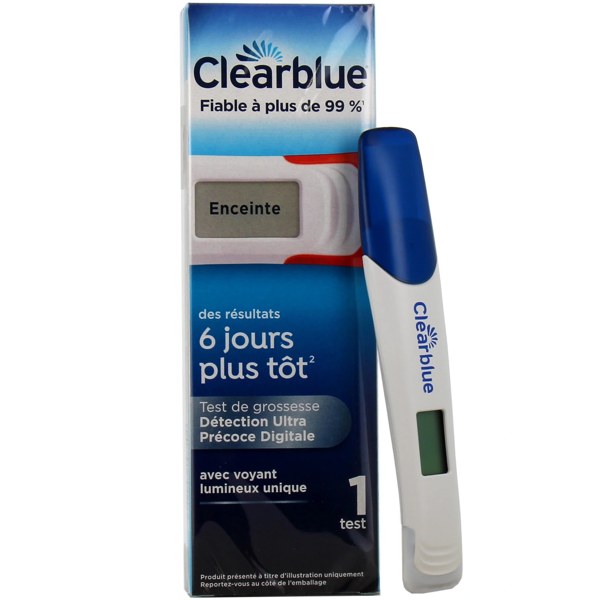 Clearblue test de grossesse digital précoce — 1 test