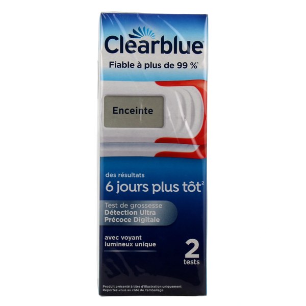 Clearblue test de grossesse digital précoce — grand format