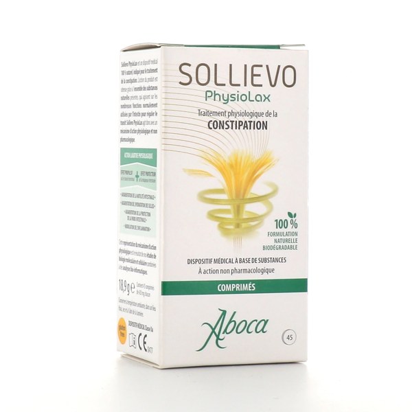 Aboca Sollievo Physiolax transit — 45 comprimés