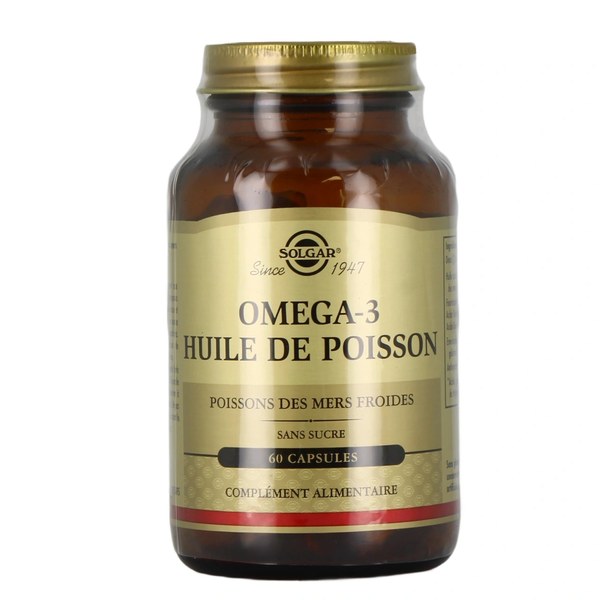 Solgar Oméga 3 capsules — 60 capsules