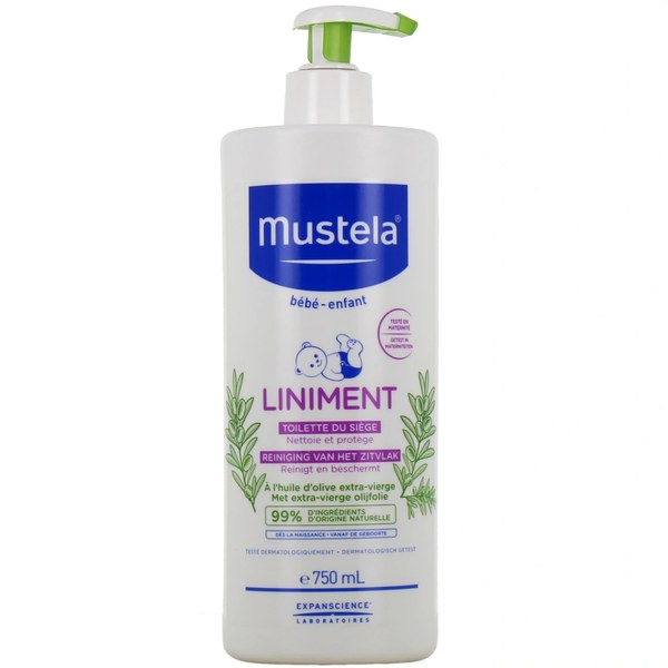 Mustela Bébé liniment dermo-protecteur — flacon-pompe de 750 ml