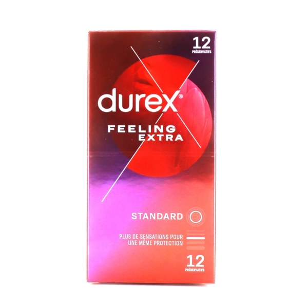 Durex Feeling Extra préservatifs — boîte de 12