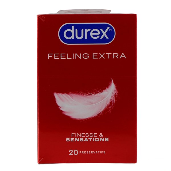 Durex Feeling Extra préservatifs — boîte de 20
