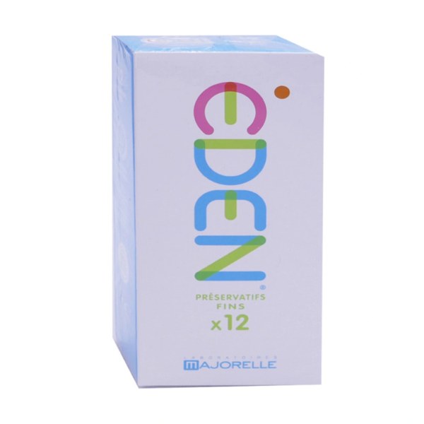 Eden préservatifs lubrifiés fins — boîte de 12